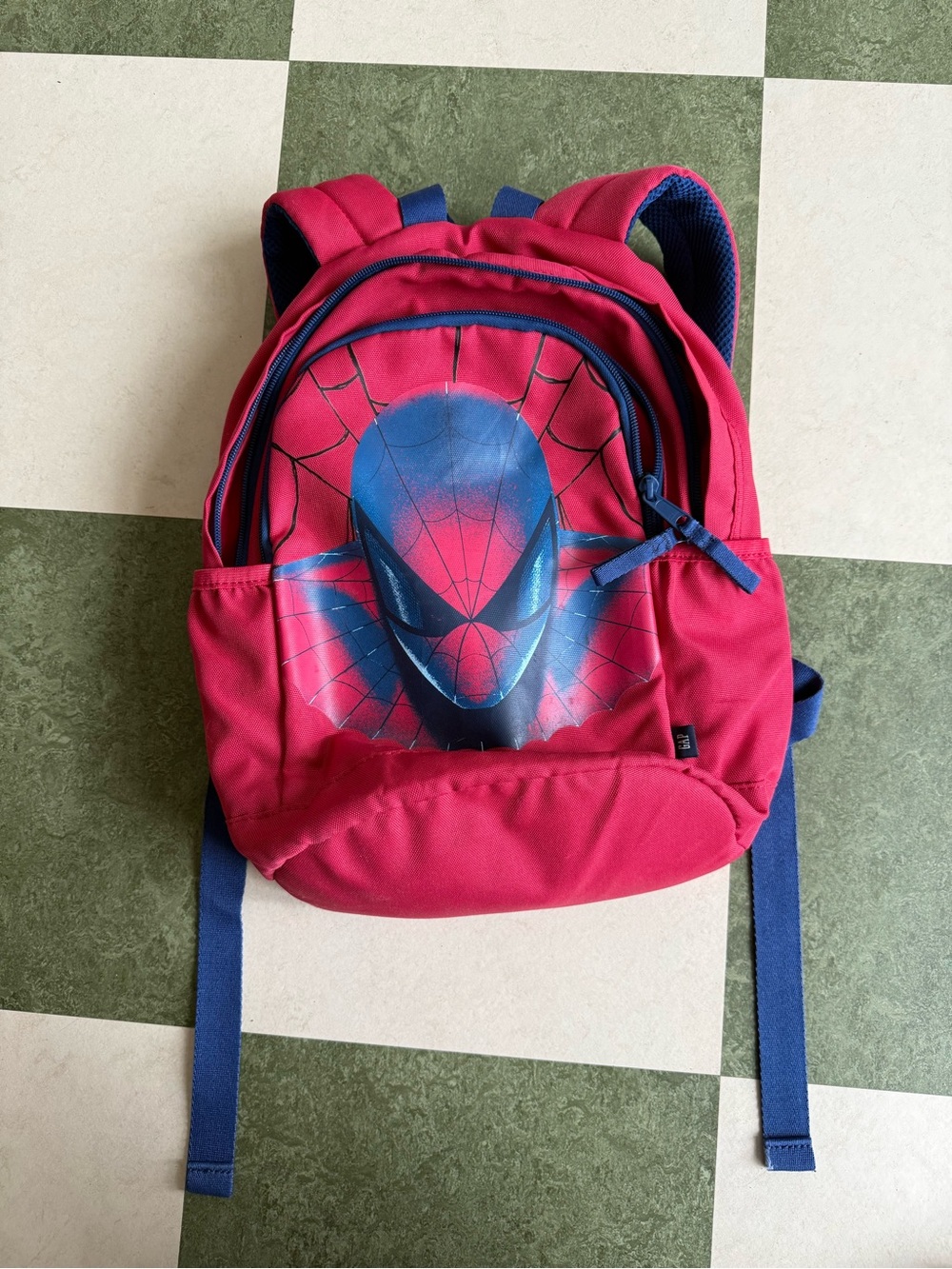 GAP Kids MARVEL Red Backpack with SpiderMan Graphic